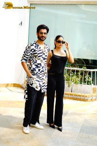 Actors Janhvi Kapoor and Sunny Kaushal promote the film Mili