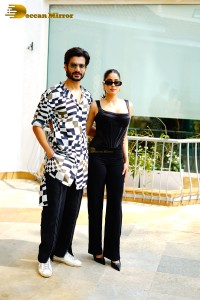 Actors Janhvi Kapoor and Sunny Kaushal promote the film Mili