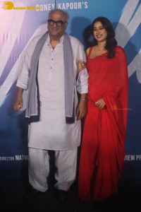 Mili Trailer Launch attended by Boney Kapoor and Janhvi Kapoor