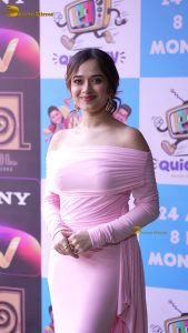 actress jannat zubair pretty in a pink dress