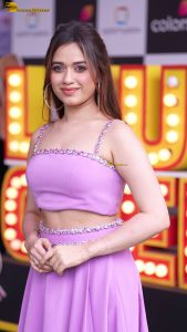 actress Jannat Zubair pretty in a pink dress
