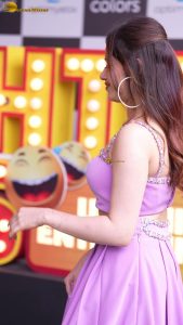 actress Jannat Zubair pretty in a pink dress