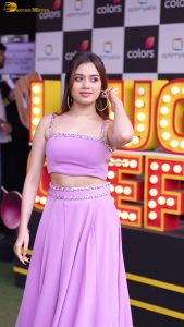 actress Jannat Zubair pretty in a pink dress