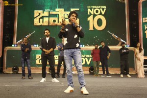 Japan Pre-Release Event attended by Karthi, Anu Emmanuel, and Nani