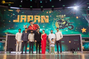 Japan Trailer Launch attended by Karthi, Anu Emmanuel, Suriya, and Tamannaah Bhatia