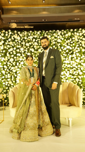 Telugu Actress Jayasudha's son's wedding reception attended by numerous celebrities