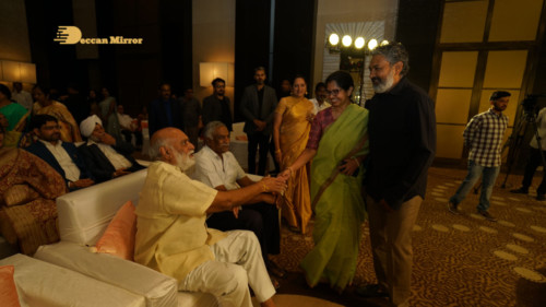 Telugu Actress Jayasudha's son's wedding reception attended by numerous celebrities