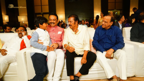 Telugu Actress Jayasudha's son's wedding reception attended by numerous celebrities