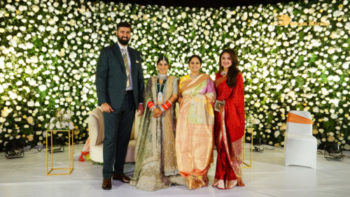 Telugu Actress Jayasudha's son's wedding reception attended by numerous celebrities