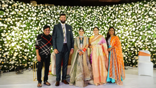 Telugu Actress Jayasudha's son's wedding reception attended by numerous celebrities