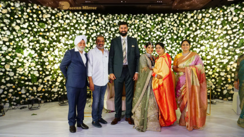 Telugu Actress Jayasudha's son's wedding reception attended by numerous celebrities