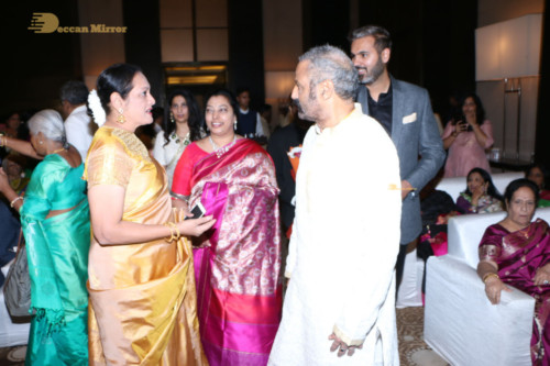 Telugu Actress Jayasudha's son's wedding reception attended by numerous celebrities