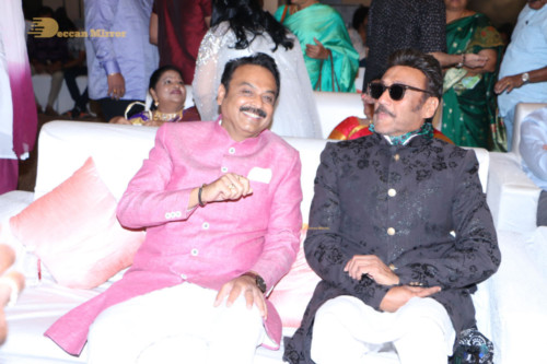 Telugu Actress Jayasudha's son's wedding reception attended by numerous celebrities