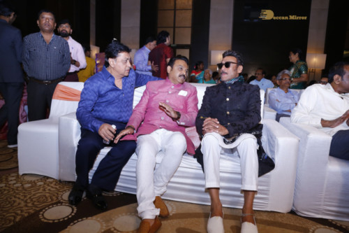 Telugu Actress Jayasudha's son's wedding reception attended by numerous celebrities