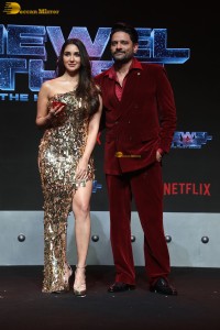 Jewel Thief The Heist Begins Trailer Launch attended by Saif Ali Khan, Nikita Dutta, and Jaideep Ahlawat