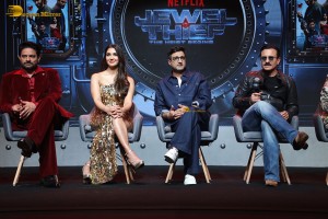 Jewel Thief The Heist Begins Trailer Launch attended by Saif Ali Khan, Nikita Dutta, and Jaideep Ahlawat