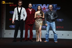 Jewel Thief The Heist Begins Trailer Launch attended by Saif Ali Khan, Nikita Dutta, and Jaideep Ahlawat