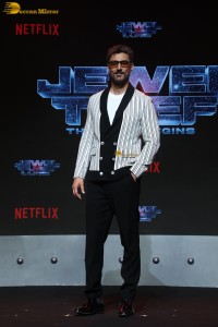 Jewel Thief The Heist Begins Trailer Launch attended by Saif Ali Khan, Nikita Dutta, and Jaideep Ahlawat