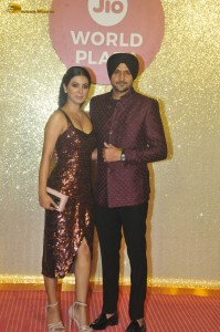 Jio World Plaza Launch attended by Shruti Haasan, Deepika Padukone, Rashmika Mandanna, Hansika Motwani, Janhvi Kapoor, Sara Ali Khan, Sonam Kapoor, Madhuri Dixit, and others.