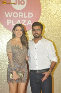 Jio World Plaza Launch attended by Shruti Haasan, Deepika Padukone, Rashmika Mandanna, Hansika Motwani, Janhvi Kapoor, Sara Ali Khan, Sonam Kapoor, Madhuri Dixit, and others.