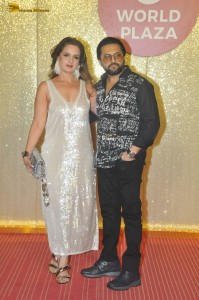 Jio World Plaza Launch attended by Shruti Haasan, Deepika Padukone, Rashmika Mandanna, Hansika Motwani, Janhvi Kapoor, Sara Ali Khan, Sonam Kapoor, Madhuri Dixit, and others.