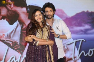 Joruga Husharuga Pre-Release Function attended by Viraj Ashwin and Pujita Ponnada