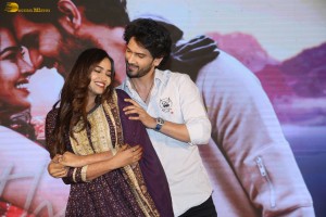Joruga Husharuga Pre-Release Function attended by Viraj Ashwin and Pujita Ponnada