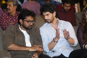 Joruga Husharuga Pre-Release Function attended by Viraj Ashwin and Pujita Ponnada