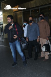 Jr. NTR seen at Mumbai Airport on December 9, 2021