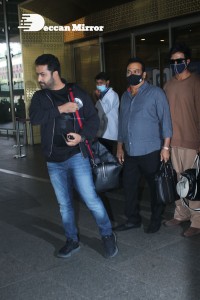 Jr. NTR seen at Mumbai Airport on December 9, 2021