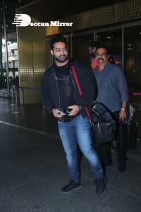 Jr. NTR seen at Mumbai Airport on December 9, 2021