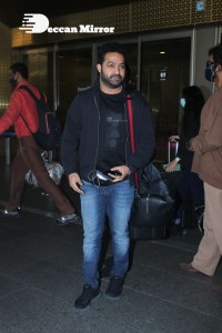 Jr. NTR seen at Mumbai Airport on December 9, 2021