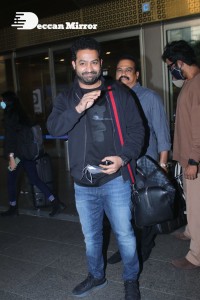 Jr. NTR seen at Mumbai Airport on December 9, 2021