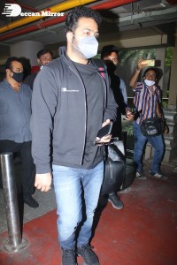 Jr. NTR seen at Mumbai Airport on December 9, 2021