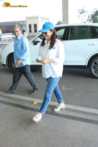 Bollywood Actress Juhi Chawla at Mumbai Airport