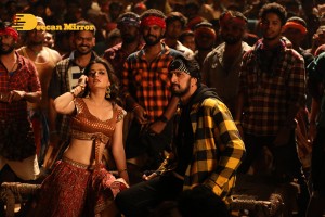 Stills from the movie K3 Kotikokkadu starring Sudeep and Madonna Sebastian