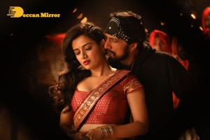 Stills from the movie K3 Kotikokkadu starring Sudeep and Madonna Sebastian