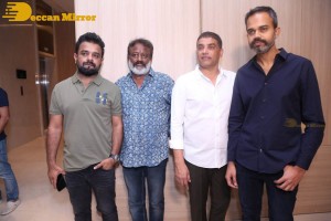 Yash and Srinidhi Shetty attend the pre-release function of the movie KGF Chapter 2