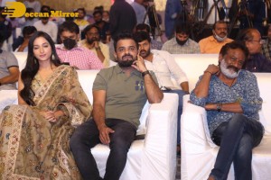 Yash and Srinidhi Shetty attend the pre-release function of the movie KGF Chapter 2