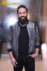 Yash and Srinidhi Shetty attend the pre-release function of the movie KGF Chapter 2