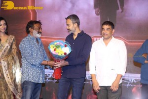 Yash and Srinidhi Shetty attend the pre-release function of the movie KGF Chapter 2