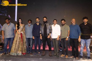 Yash and Srinidhi Shetty attend the pre-release function of the movie KGF Chapter 2