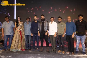 Yash and Srinidhi Shetty attend the pre-release function of the movie KGF Chapter 2