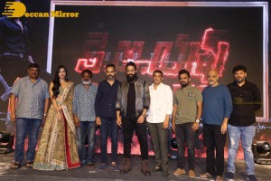 Yash and Srinidhi Shetty attend the pre-release function of the movie KGF Chapter 2