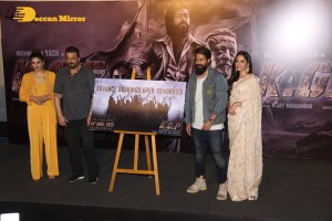 Pictures from the Trailer Launch of the film 'KGF: Chapter 2’ - attended by Yash, Srinidhi Shetty, Sanjay Dutt, Raveena Tandon and Prashanth Neel