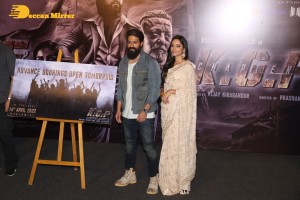 Pictures from the Trailer Launch of the film 'KGF: Chapter 2’ - attended by Yash, Srinidhi Shetty, Sanjay Dutt, Raveena Tandon and Prashanth Neel