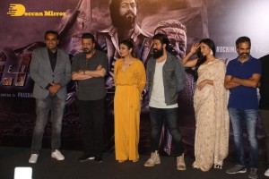 Pictures from the Trailer Launch of the film 'KGF: Chapter 2’ - attended by Yash, Srinidhi Shetty, Sanjay Dutt, Raveena Tandon and Prashanth Neel