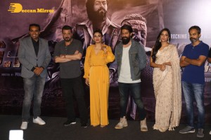 Pictures from the Trailer Launch of the film 'KGF: Chapter 2’ - attended by Yash, Srinidhi Shetty, Sanjay Dutt, Raveena Tandon and Prashanth Neel