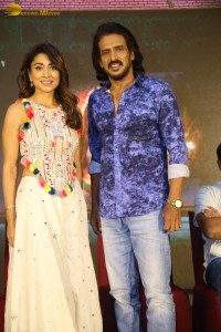 Kabzaa Pre-Release Press Meet attended by Upendra and Shriya Saran
