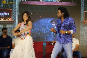 Kabzaa Pre-Release Press Meet attended by Upendra and Shriya Saran
